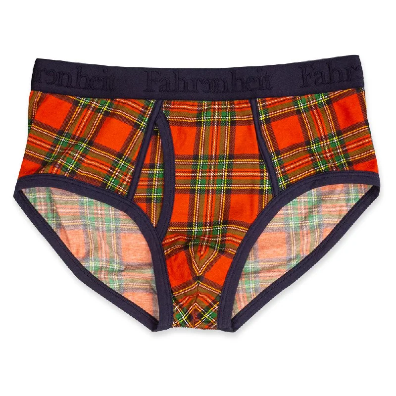 Men’s cotton-blend trunks-Wayne Brief | Tartan Royal Stewart