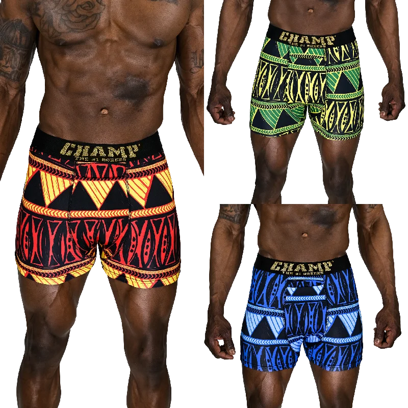 Men’s durable jersey boxers-Zulu Edition